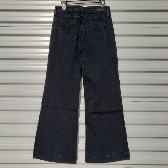 Levi's San Francisco high waist-wide leg-dark wash - Picture 5 of 10